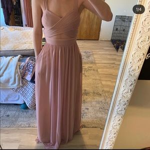 Buddy Grey bridesmaids dress